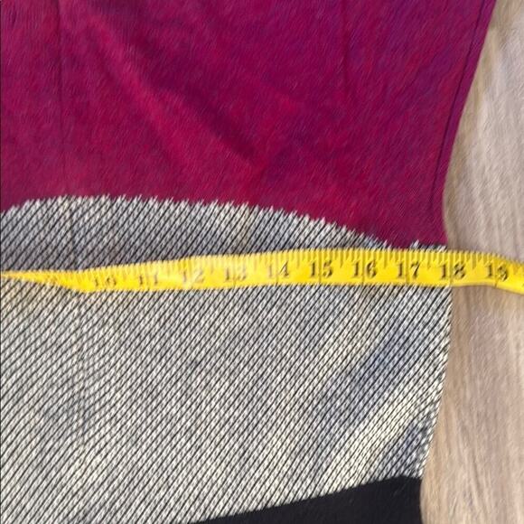 Mini Sparrow Colorblock Lambswool Mini Dress Medium Business Casual - Picture 8 of 9